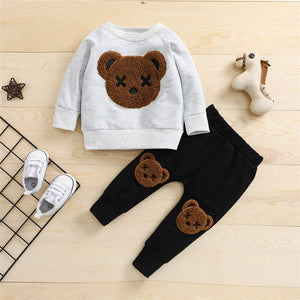 "Teddy" Sweatpants & Bear Sweatshirt 1-5Y