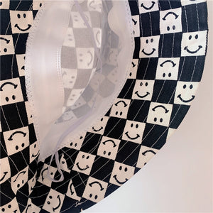 Checkerboard Bucket Hat