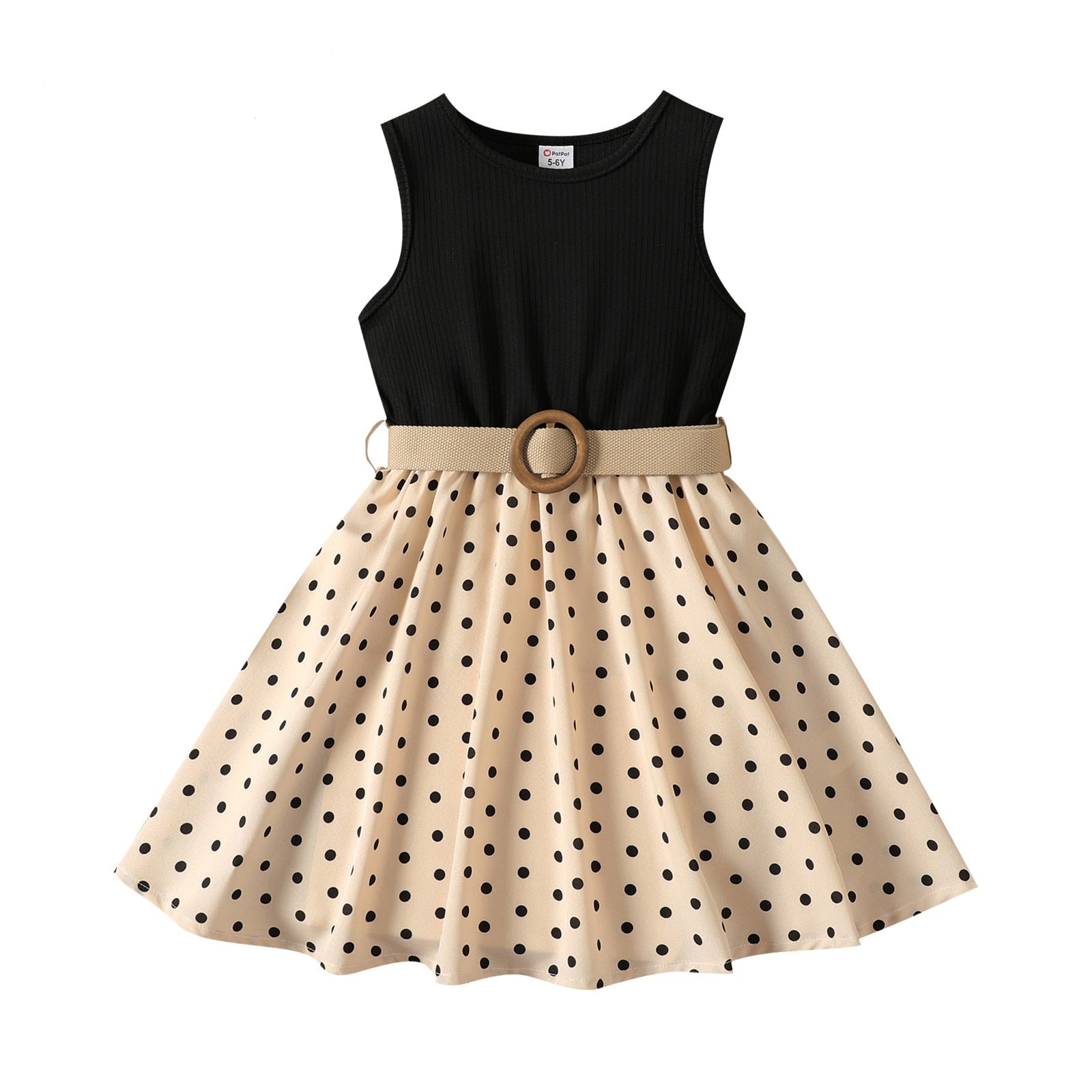Cha-Cha Polka Dotted Dress (5T-13yrs)