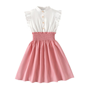 "Andi " Flutter Sleeve Dress (4T-12yrs)