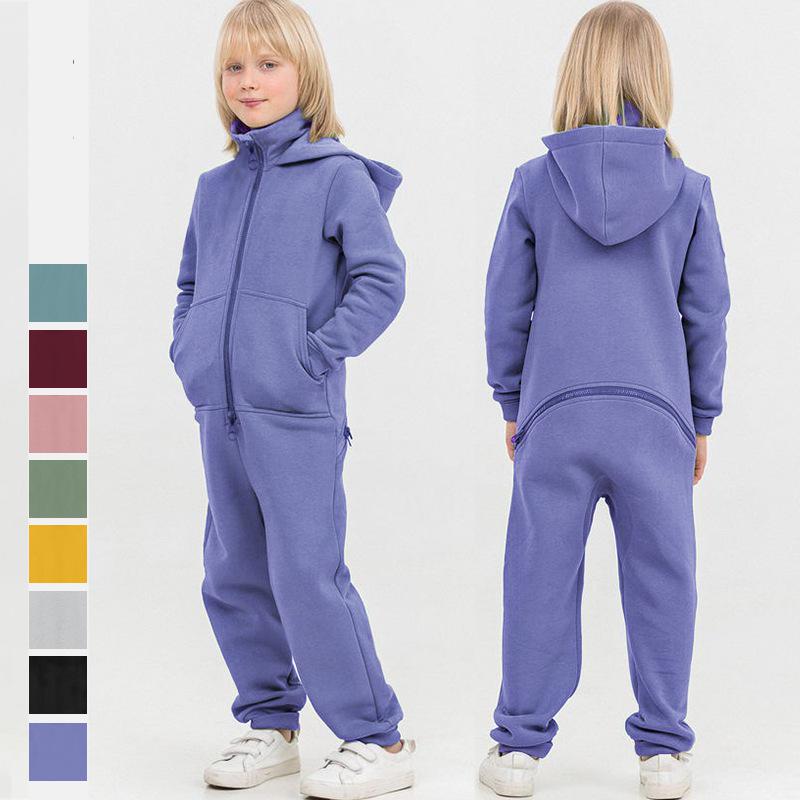 "The Woogie" One piece jumper with fleece lining (Size 7-12)