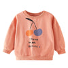 Cherry Sweatshirt "I Think You Are Beautiful" 2T-7T