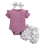 3Pcs Baby Girl Clothes Set Multiple Styles 3M-24M "Camila Collection"