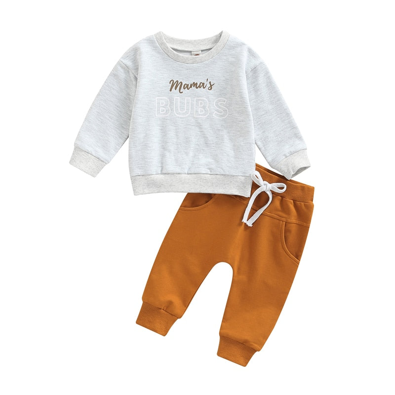 Baby & Toddler Boys Nickname Sweatshirt and Pants Set 6M-3T