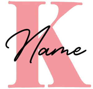 Monogrammed bodysuit with Name (12 mos, 18 mos, 24 mos)