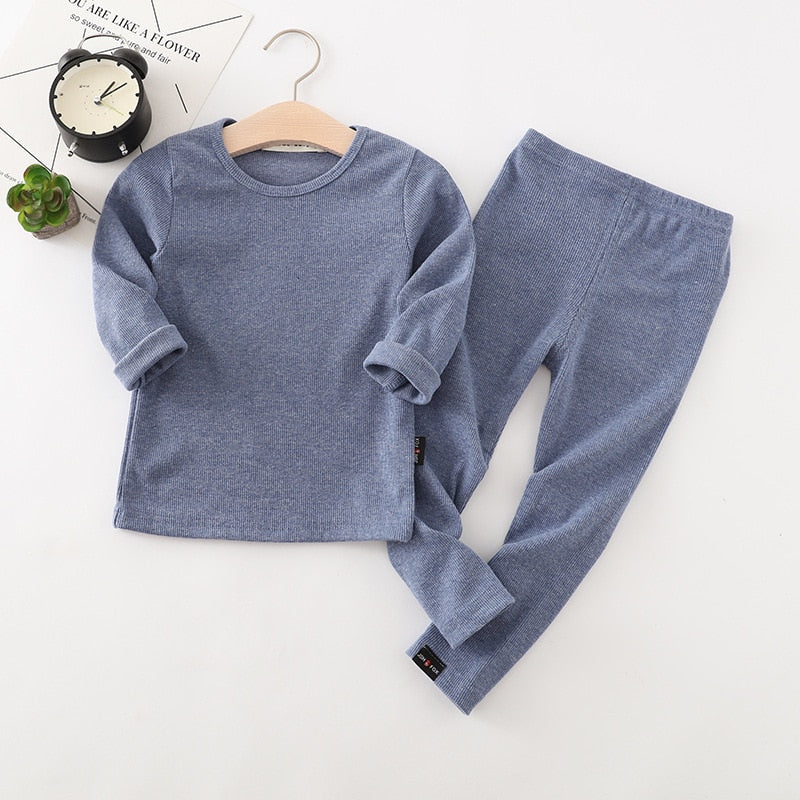 Solid Color Pajama Set (18M-7T )Color Set 2