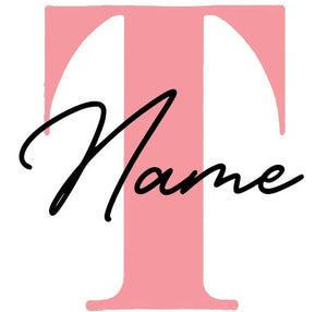 Monogrammed bodysuit with Name (12 mos, 18 mos, 24 mos)
