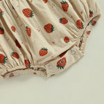 Strawberry Sunsuit (3M-18M)