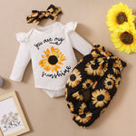 3Pcs Baby girl set multiple colors 0-24m 'Maeve Collection'